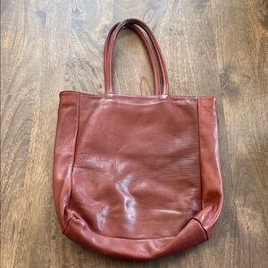 Bugatti Rich Burgundy Leather Tote